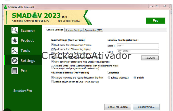 Smadav Pro 14.9.1 Crackeado 2023 Biaxar da Chave de Registro 