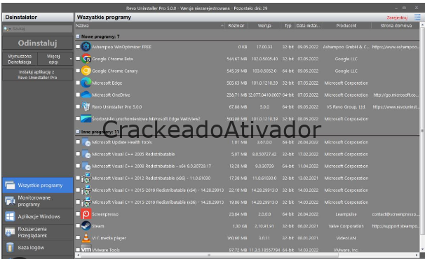 Revo Uninstaller Pro 5.1.7 Crackeado + Código do Produto Baixar