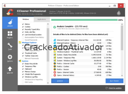 CCleaner Pro 6.14 Crackeado + Chave de Ativação Baixar 2023